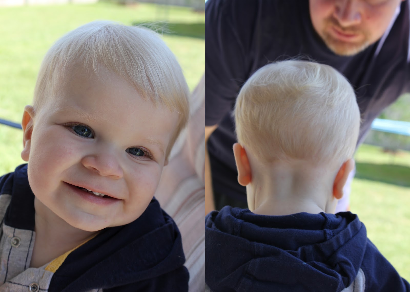 Richards Family Six: little boy's haircut